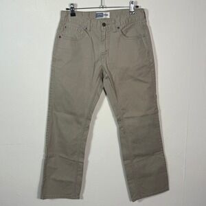 Levi Strauss Signature‎ Straight Khaki Chinos Mens Size 29x30 Casual Pants